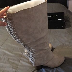 Torrid beige wide calf boots size 11.5